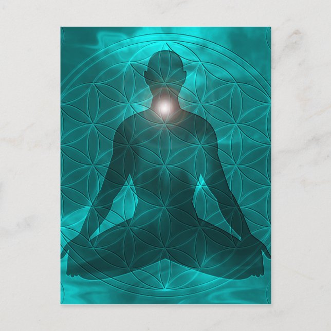 Cartão Postal Throat Chakra Vishuddha (Frente)