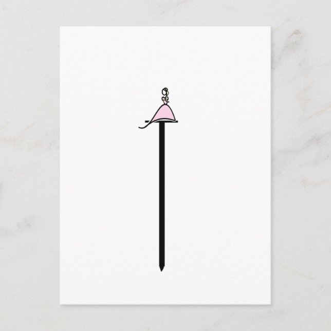 Cartão Postal Thumbelina (Frente)