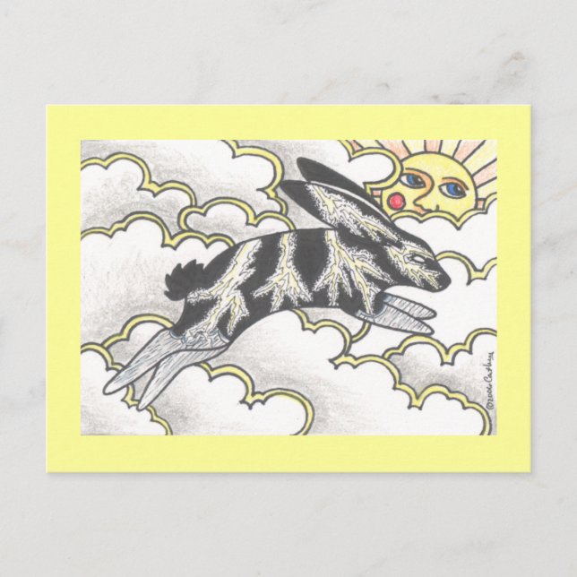 Cartão Postal Thunder Bunny (Frente)