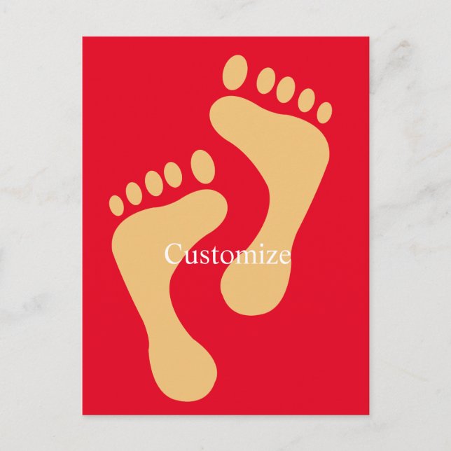 Cartão Postal Thunder_Cove Bum Praia Descalço (Frente)