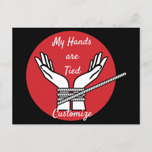 Cartão Postal Thunder_Cove com Mãos