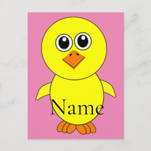 Cartão Postal Thunder_Cove do Pintinho Cubo (Frente)