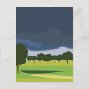 Cartão Postal Thundernuds Nuvens Viagem