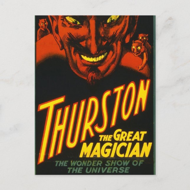 Cartão Postal Thurston O Excelente! (Frente)