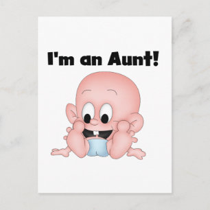 Cartão Postal Tia de Camisetas e Presentes de Novo Sobrinho