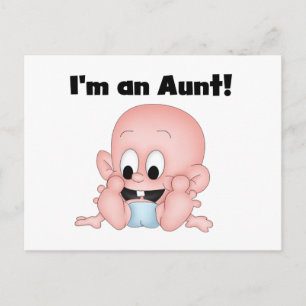 Cartão Postal Tia de novos Camisetas e presentes do sobrinho