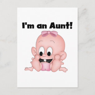 Cartão Postal Tia dos Camisetas e presentes da Nova sobrinha