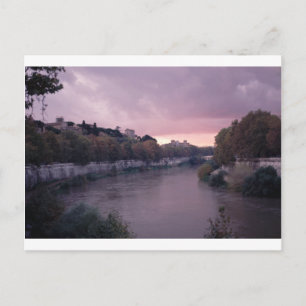 Cartão Postal Tiber River em Sunset.png