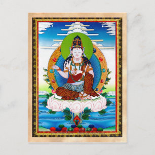 Cartão Postal Tíbetan oriental legal thangka Mahacakravajra