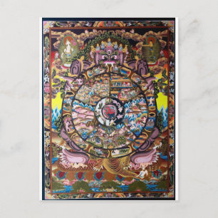 CARTÃO POSTAL TIBETAN THANGKA ART