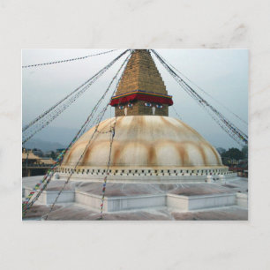 Cartão Postal Tibetano Buddhist Stupa