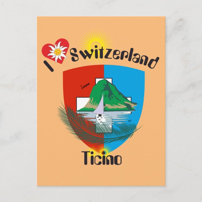 Cartão Postal Ticino Svizzera / Tessin Schweiz Postkarte (Frente)