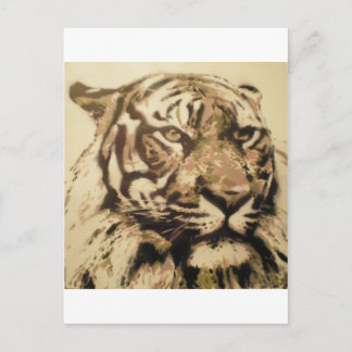 Cartão Postal tiger 50x50 2012