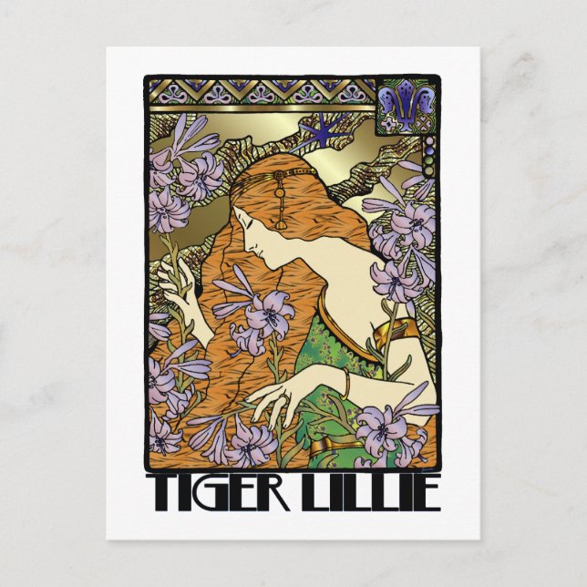 Cartão Postal Tiger Lillie (Frente)