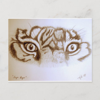 Cartão Postal Tigereyes
