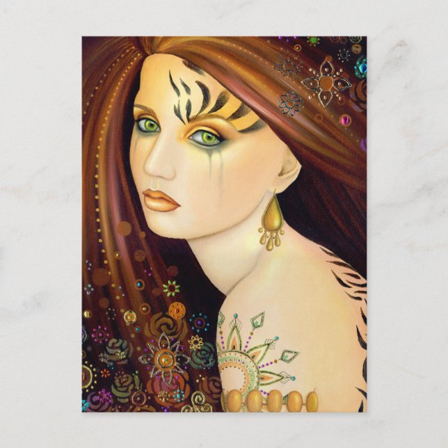 Cartão Postal Tigerlily (Frente)