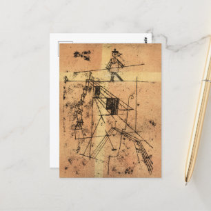 Cartão Postal Tightrope Walker por Paul Klee