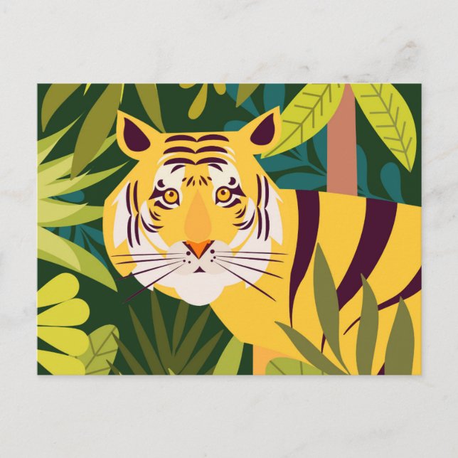 Cartão Postal Tigre (Frente)
