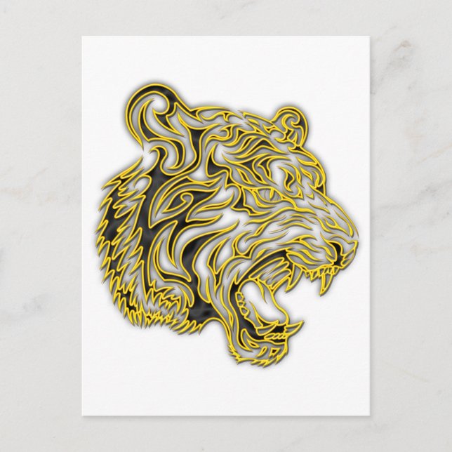 Cartão Postal Tigre (Frente)