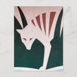 Cartão Postal tigre-de-coleira