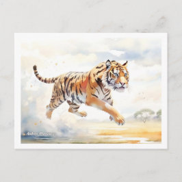 Cartão Postal Tigre em Ação 2