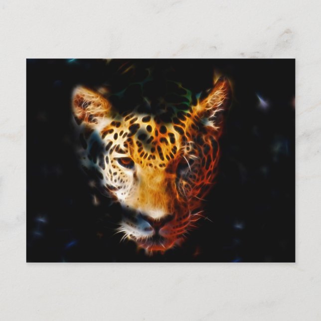 Cartão Postal Tigre emergente (Frente)