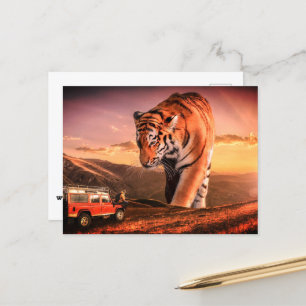 Cartão Postal Tigre Grande