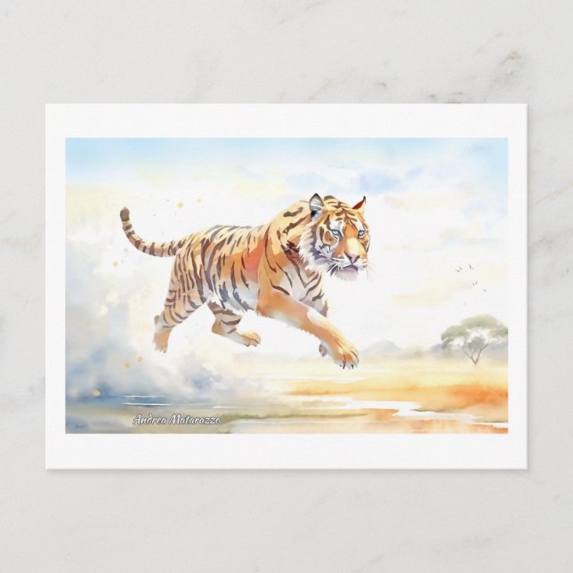 Cartão Postal Tigre na Ação 3 (Frente)