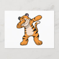 Tigre no Dab da Dança Hip Hop
