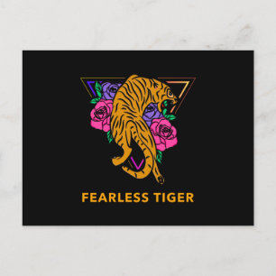 Cartão Postal Tigre sem rosto