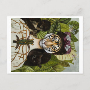 Cartão Postal Tigresa Kahlo