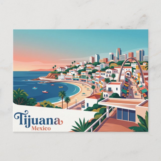 Cartão Postal Tijuana México (Frente)