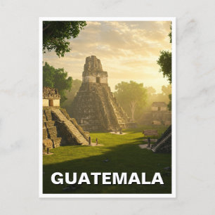 Cartão Postal Tikal Guatemala Viagem