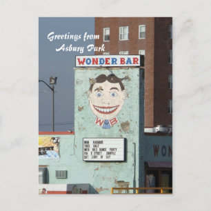 Cartão Postal Tillie / Bar Maravilha em Asbury Park NJ
