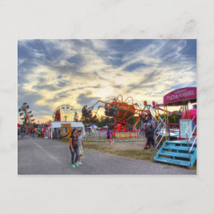 Cartão Postal Tilt-A-Whirl Romance