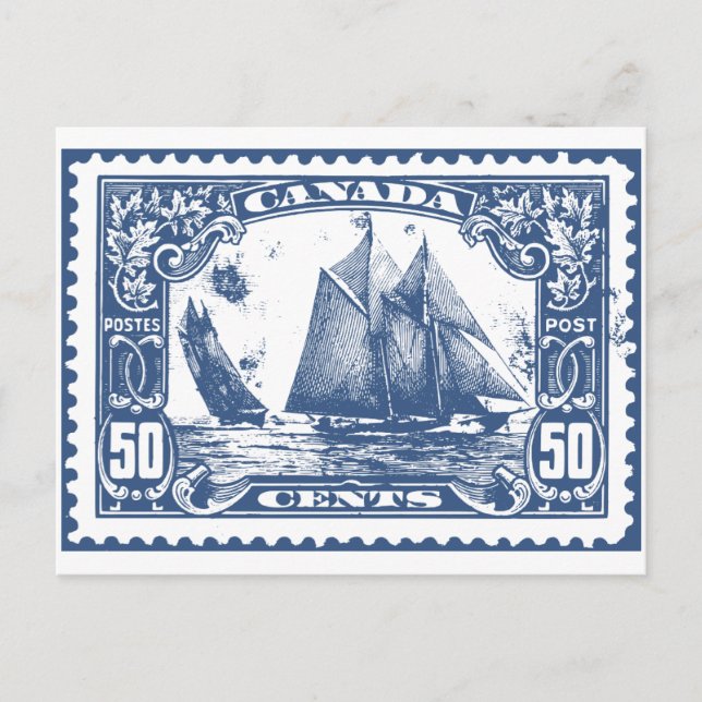 Cartão Postal Timbre Canada (Frente)