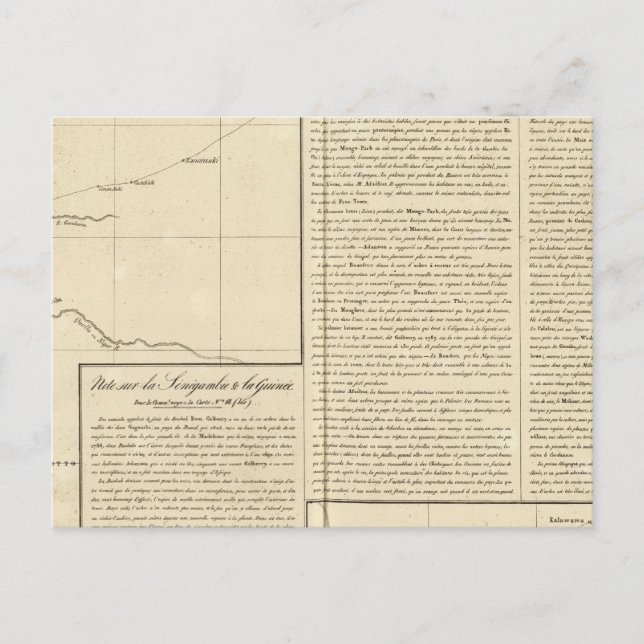 Cartão Postal Timbuktu África (Frente)