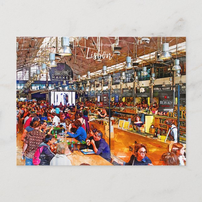 Cartão Postal Time out Market Portugal (Frente)