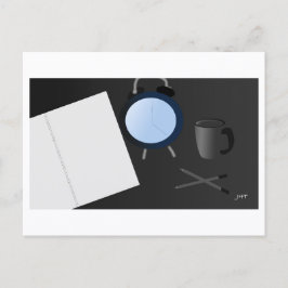 Cartão Postal Time to Draw : Postcard Print by J.H. Thornton