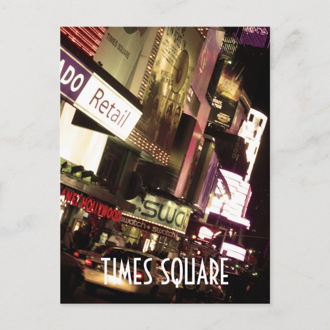 Cartão Postal Times Square (Frente)