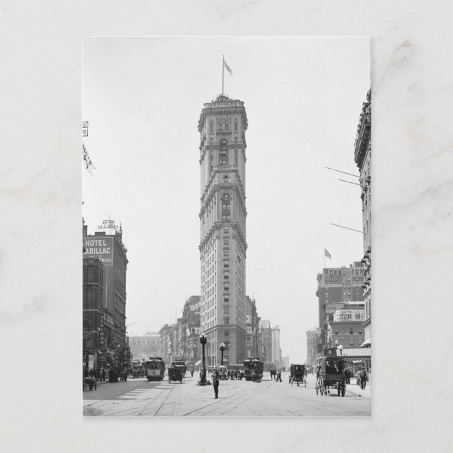 Cartão Postal Times Square, 1908 (Frente)