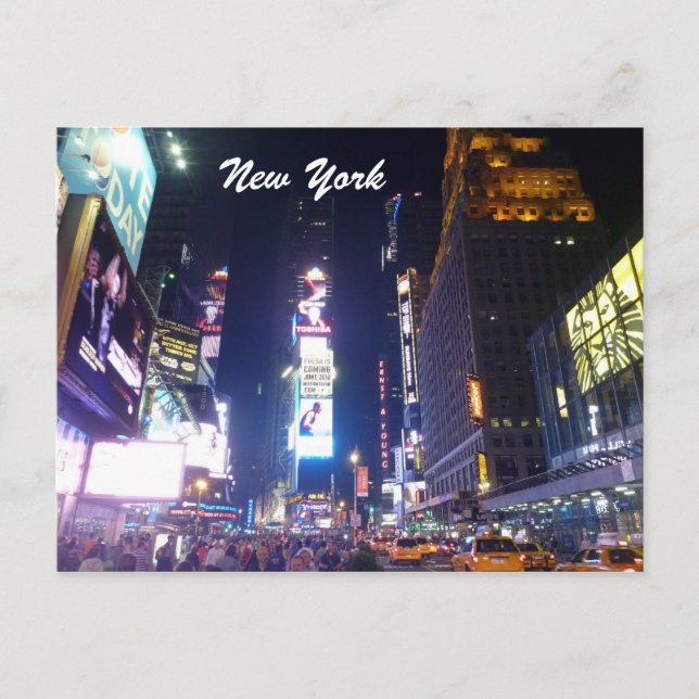 Cartão Postal Times Square New York (Frente)