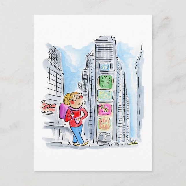 Cartão Postal Times Square, Nova Iorque (Frente)