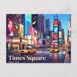 Cartão Postal Times Square Nova York