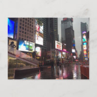 Times Square NYC Nova Iorque Rainy Day Grande Maçã