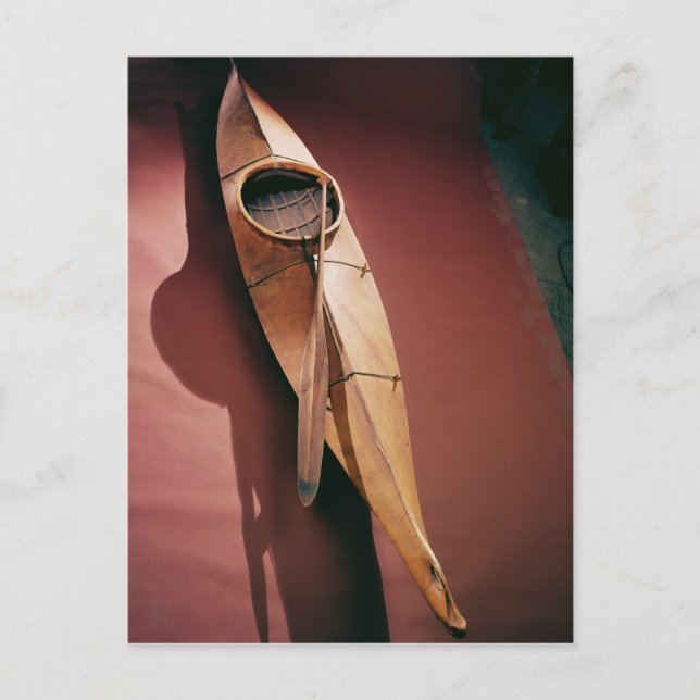 Cartão Postal Tinglit kayak (Frente)
