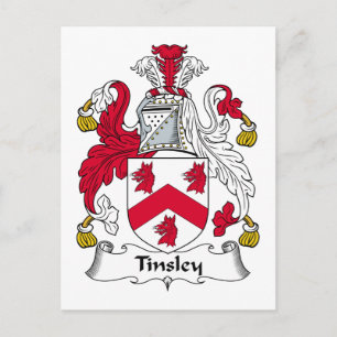 Cartão Postal Tinsley Family Crest