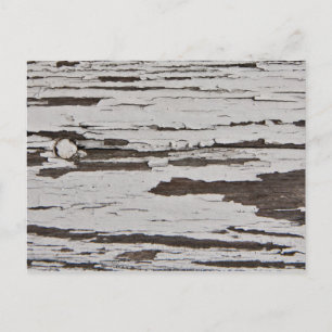 Cartão Postal Tinta antiga na madeira