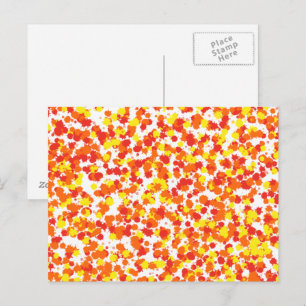 Cartão Postal Tinta Bloqueada Fundo por Shirley Taylor