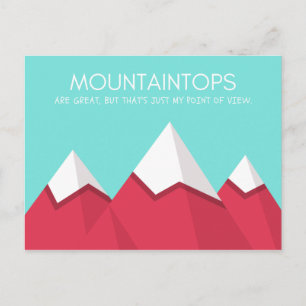 Cartão Postal Tinta engraçada e Aqua